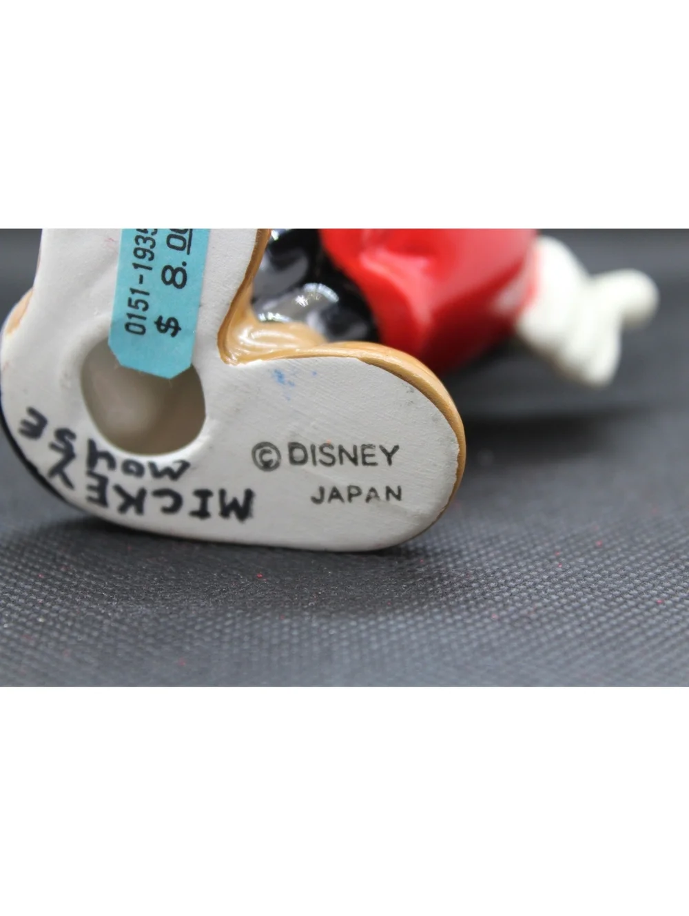 VTG 1970s Walt Disney Productions Japan Mickey & Minnie Mouse Figurines Lot of 2